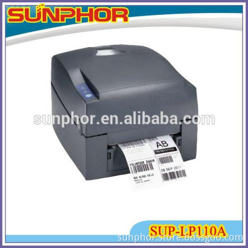 1d and 2d barcode printer SUP-LP110A supports Direct thermal and Thermal transfer